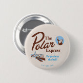 Der Polarexpress | "Hörst du die Glocke" Retro Button (Vorne & Hinten)