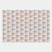 Der Polarexpress | "Hörst du die Glocke" Retro Geschenkpapier Set (Vorderseite 3)