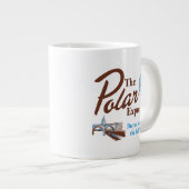 Der Polarexpress | "Hörst du die Glocke" Retro Jumbo-Tasse (Vorderseite Rechts)