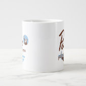 Der Polarexpress | "Hörst du die Glocke" Retro Jumbo-Tasse (Vorderseite)