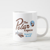 Der Polarexpress | "Hörst du die Glocke" Retro Jumbo-Tasse (Rechts)