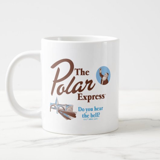 Der Polarexpress | "Hörst du die Glocke" Retro Jumbo-Tasse (Links)