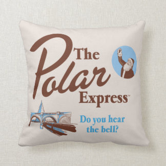 Der Polarexpress | "Hörst du die Glocke" Retro Kissen
