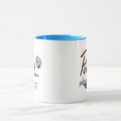 Der Polarexpress | "Hörst du die Glocke" Retro Tasse (Zentrum)