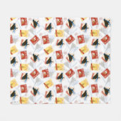 Der Polarexpress | Muster für Retro-Aufkleber Fleecedecke (Vorderseite (Horizontal))