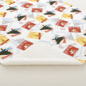 Der Polarexpress | Muster für Retro-Aufkleber Sherpadecke (3/4)