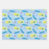 Der Polarexpress | Muster für Rückzug und Fahrsche Geschenkpapier Set (Vorderseite)