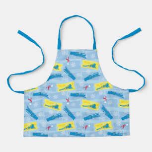 Der Polarexpress Muster für Rückzug und Fahrsche Schürze