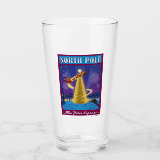 Der Polarexpress | North Pole Vintage Travel Art Glas