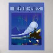 Der Polarexpress | Northern Lights Vintage Travel Poster (Vorne)