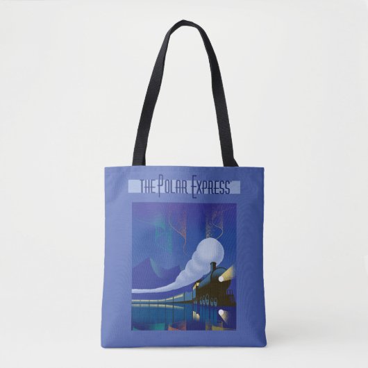 Der Polarexpress | Northern Lights Vintage Travel Tasche (Vorderseite)