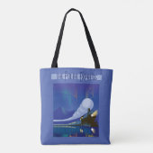 Der Polarexpress | Northern Lights Vintage Travel Tasche (Rückseite)