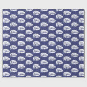 Der Polarexpress | Retro Graphic Geschenkpapier (Flach)