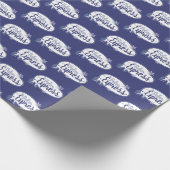 Der Polarexpress | Retro Graphic Geschenkpapier (Ecke)