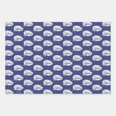 Der Polarexpress | Retro Graphic Geschenkpapier Set (Vorderseite 3)