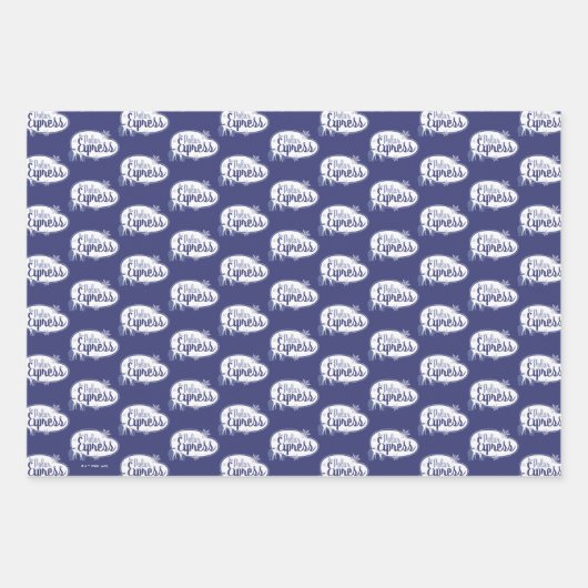 Der Polarexpress | Retro Graphic Geschenkpapier Set (Vorderseite 3)