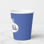 Der Polarexpress | Retro Graphic Pappbecher (Rückseite)