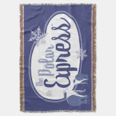 Der Polarexpress | Retro Graphic Polar Bears Decke (Vorderseite Vertikal)