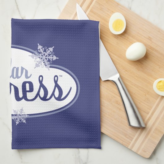 Der Polarexpress | Retro Graphic Polar Bears Geschirrtuch (Viertel Falte)