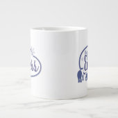 Der Polarexpress | Retro Graphic Polar Bears Jumbo-Tasse (Vorderseite)