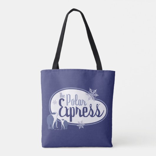 Der Polarexpress | Retro Graphic Polar Bears Tasche (Rückseite)