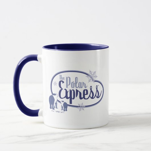 Der Polarexpress | Retro Graphic Polar Bears Tasse (Links)