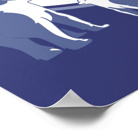 Der Polarexpress | Retro Graphic Poster (Ecke)