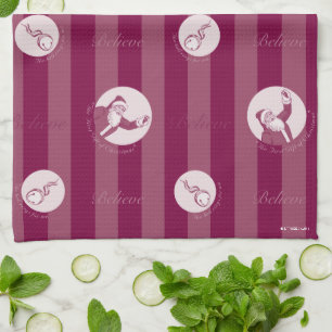 Der Polarexpress   Streifenmuster für den Weihnac Geschirrtuch