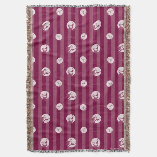 Der Polarexpress | Streifenmuster für den Weihnach Decke (Vorderseite Vertikal)