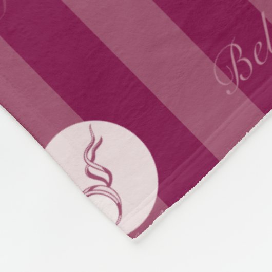 Der Polarexpress | Streifenmuster für den Weihnach Fleecedecke (Ecke)