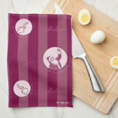 Der Polarexpress | Streifenmuster für den Weihnach Geschirrtuch (Viertel Falte)