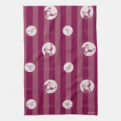 Der Polarexpress | Streifenmuster für den Weihnach Geschirrtuch (Vertikal)