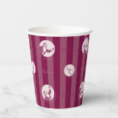 Der Polarexpress | Streifenmuster für den Weihnach Pappbecher (Rückseite)