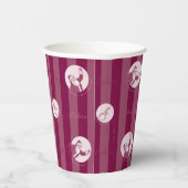 Der Polarexpress | Streifenmuster für den Weihnach Pappbecher (Rechts)