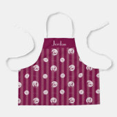 Der Polarexpress | Streifenmuster für den Weihnach Schürze (Vorderseite)