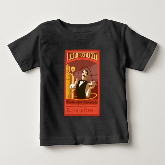 Der Polarexpress | Vintage Schokolade Baby T-shirt (Vorderseite)