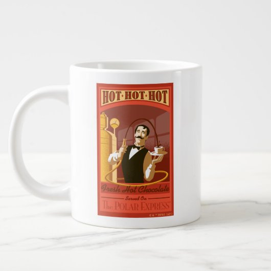 Der Polarexpress | Vintage Schokolade Jumbo-Tasse (Links)