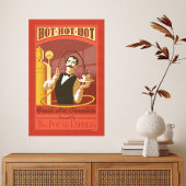 Der Polarexpress | Vintage Schokolade Leinwanddruck