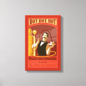 Der Polarexpress | Vintage Schokolade Leinwanddruck (Vorderseite)