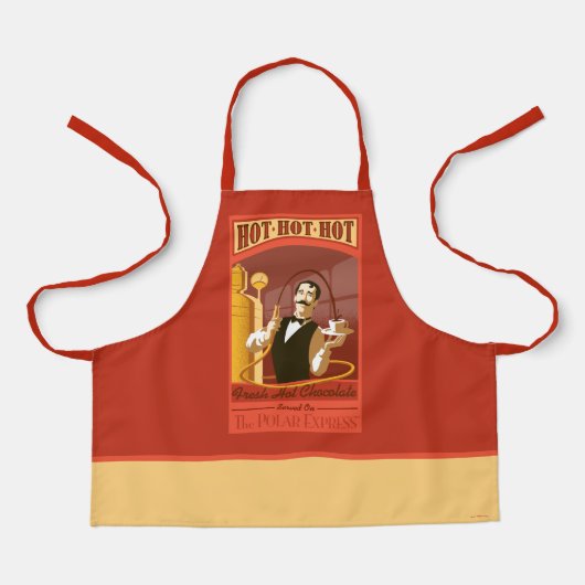 Der Polarexpress | Vintage Schokolade Schürze (Vorderseite)