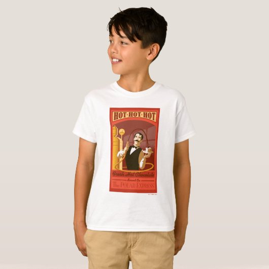 Der Polarexpress | Vintage Schokolade T-Shirt (Vorne ganz)