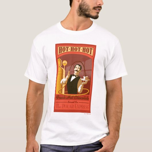 Der Polarexpress | Vintage Schokolade T-Shirt (Vorderseite)