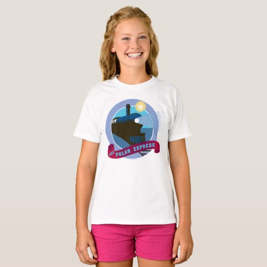 Der Polarexpress | VINTAGES ABZEICHEN T-Shirt (Vorne ganz)