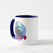 Der Polarexpress | Vintages Abzeichen Tasse (Vorderseite Links)