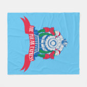 Der Polarexpress | Vom Zug Stehende Elfen Fleecedecke (Vorderseite (Horizontal))