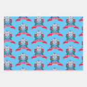 Der Polarexpress | Vom Zug Stehende Elfen Geschenkpapier Set (Vorderseite)