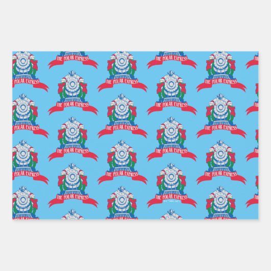 Der Polarexpress | Vom Zug Stehende Elfen Geschenkpapier Set (Vorderseite)