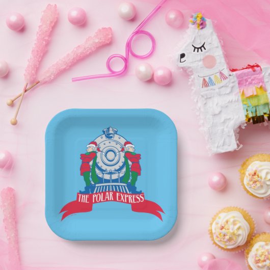 Der Polarexpress | Vom Zug Stehende Elfen Pappteller (Party)