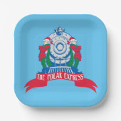 Der Polarexpress | Vom Zug Stehende Elfen Pappteller (Vorderseite)