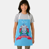 Der Polarexpress | Vom Zug Stehende Elfen Schürze (Insitu)